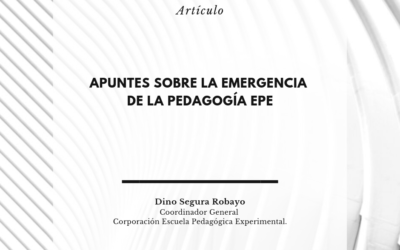 Artículo. Apuntes sobre la emergencia de la PEDAGOGÍA EPE