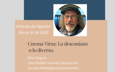 Opinión. Corona Virus: Lo draconiano o lo diverso.  Dino Segura.